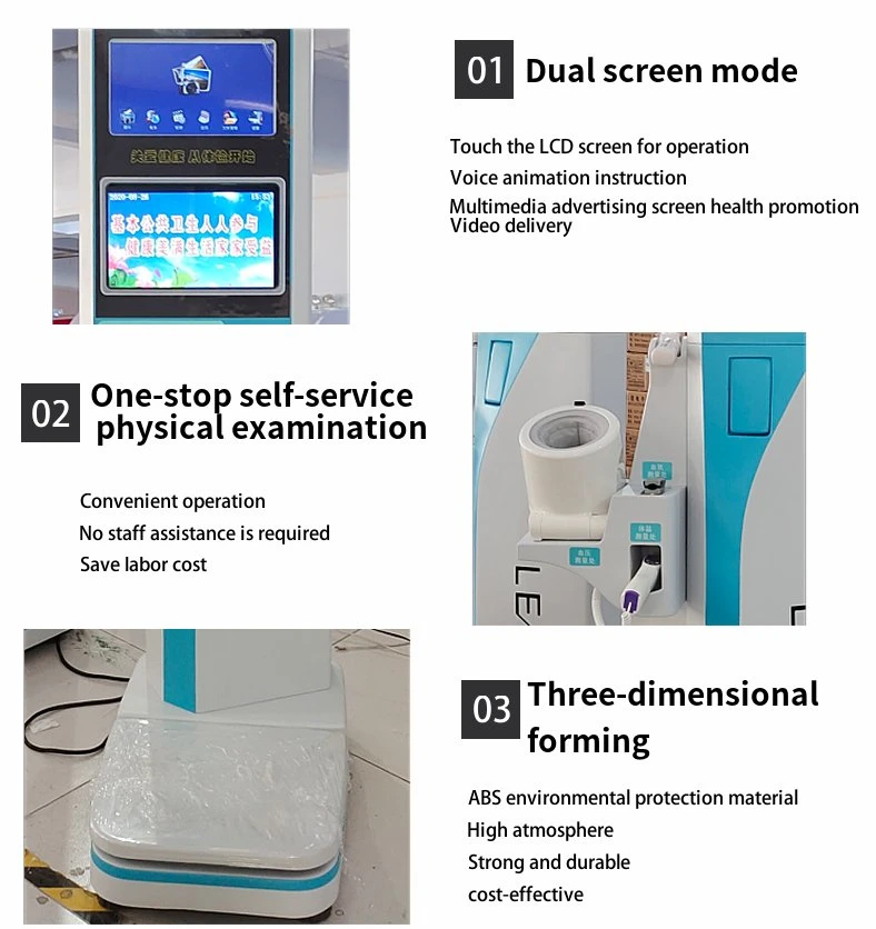 Ultraschall Höhe Gewicht und Fett All in One Machine Electronic Waage