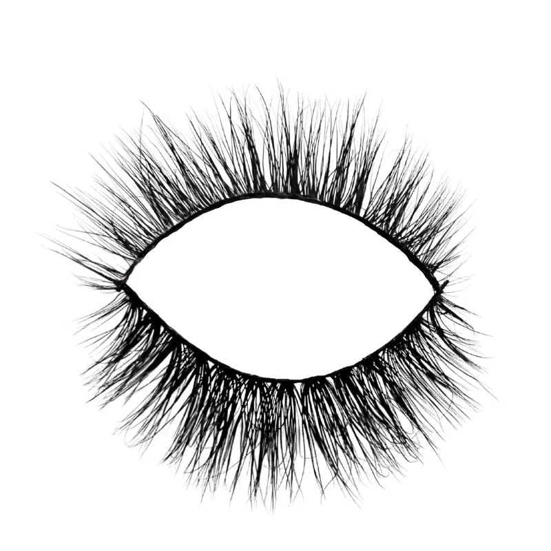 Natural Long Thick Criss Cross Synthetic Hair Hand Made False Eyelashes 3D Silk Lashess for 25mm