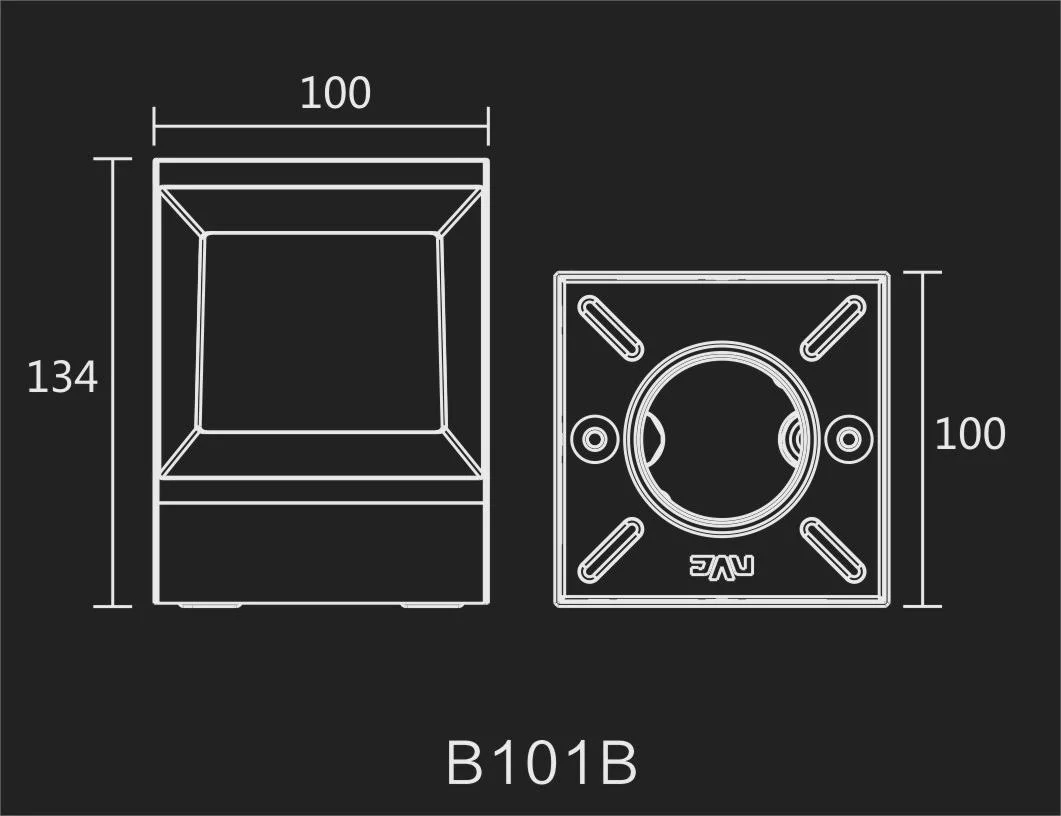 5W IP65 Modern Outdoor LED Garden Glare-Free Wall Light