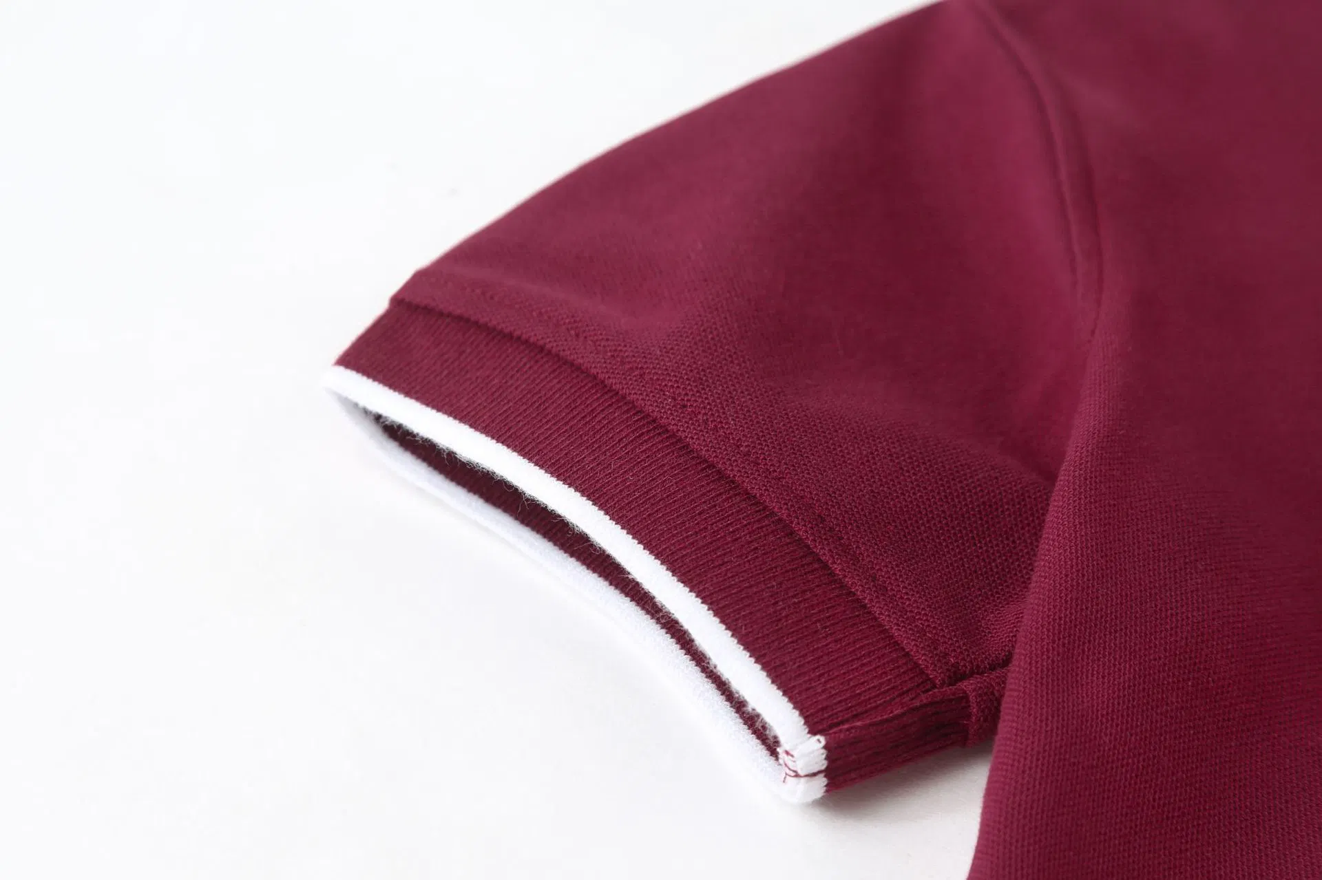 OEM Customized British Style High quality/High cost performance Short Sleeve Burgundy Color for Kindergarten Primary and Secondary School Polo Shirts School Uniform