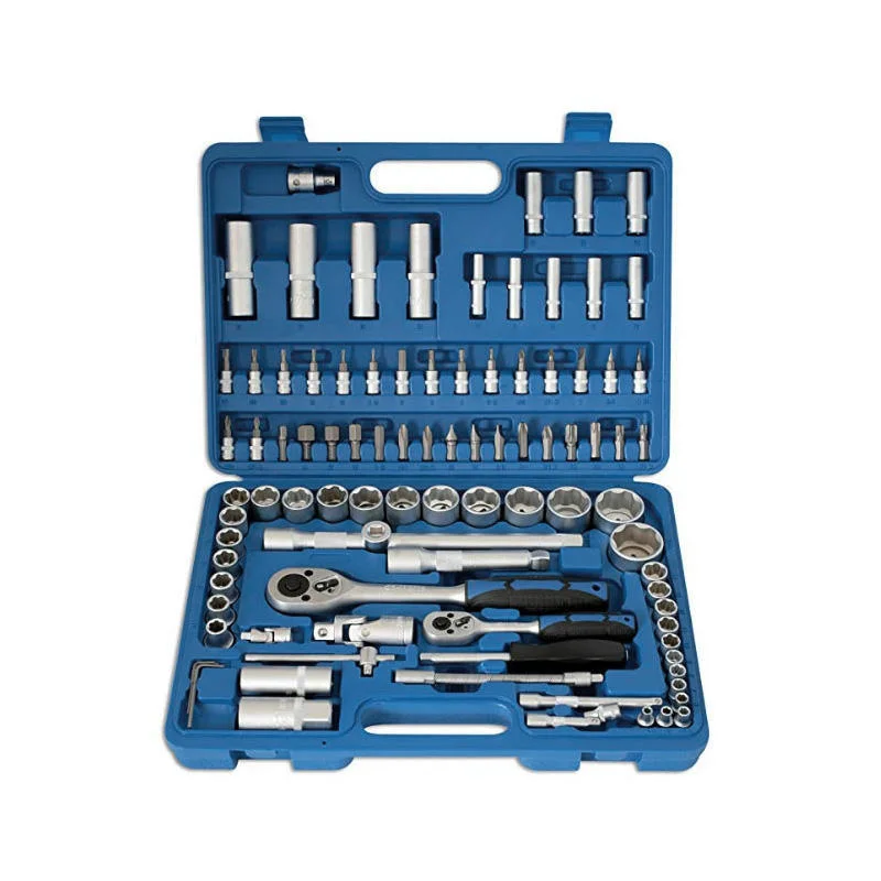 OEM Manufacturer Provide Automotive Tool 94 PCS Allen Key Ratchet Socket Set 1/2" 1/4" Tools for Car Repair