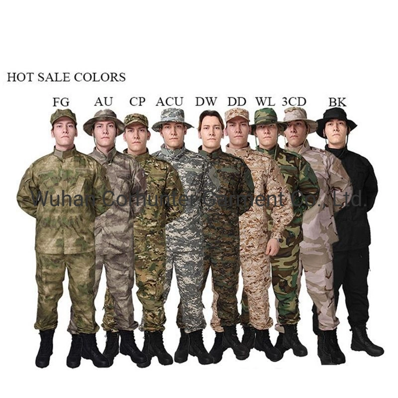 Großhandel Custom Woodland Camouflage Battle Dress Anzug Tactical Acu Uniform