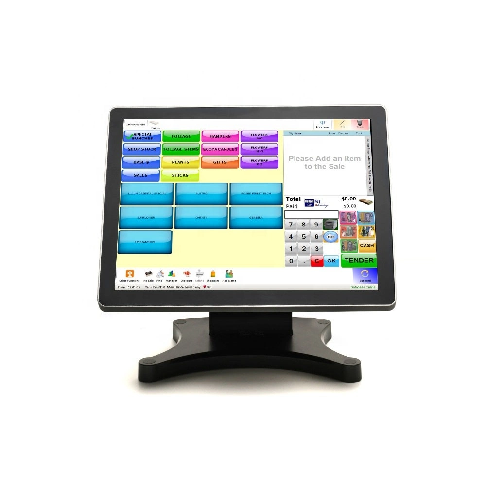 Compact 15" Aio Windwo 10 Point of Sale POS System/POS Terminal