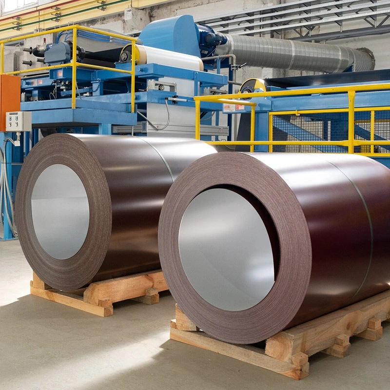 Coils Colour Steel PPGI Prepainted Steel Produce 600-1250mm Width Steel Coil