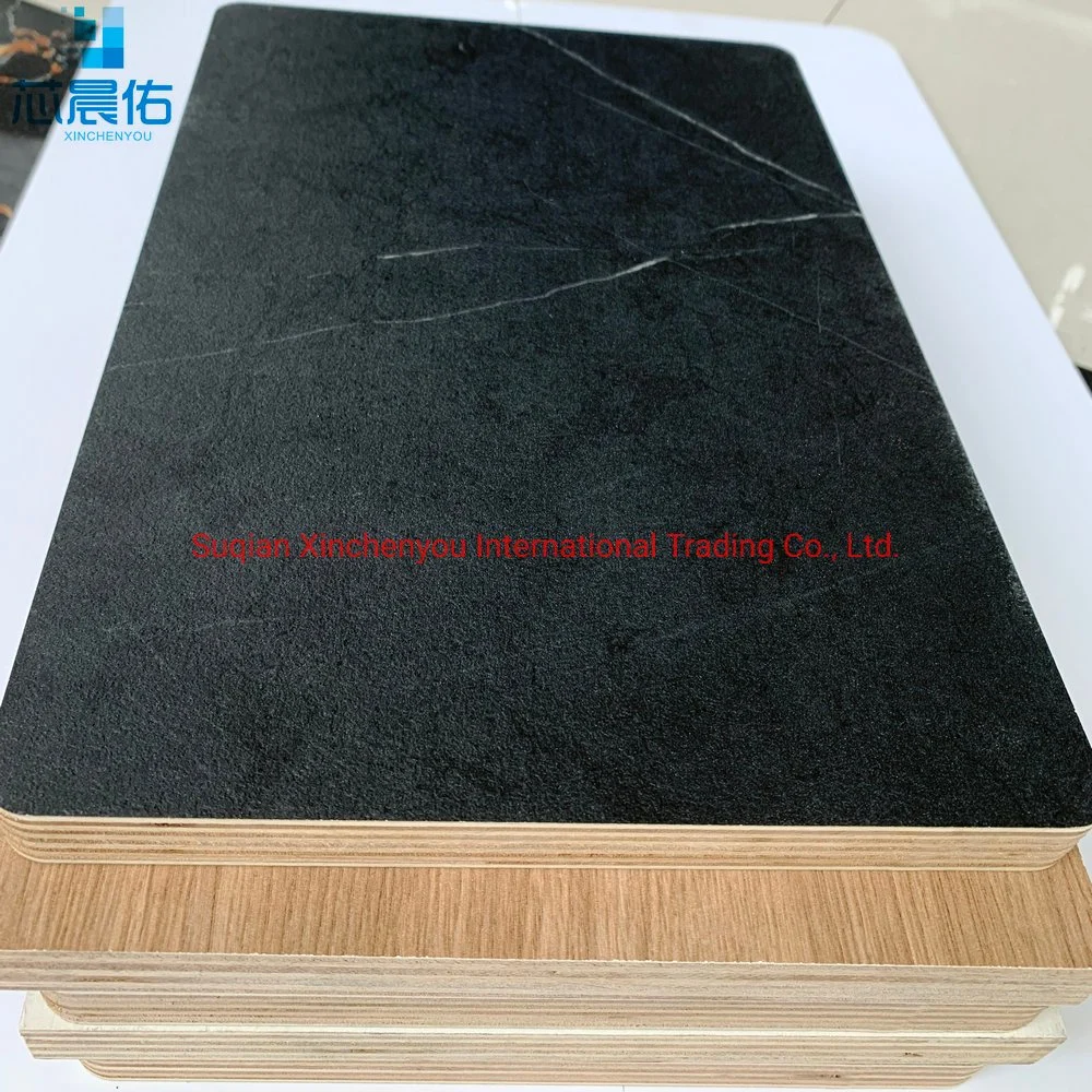 High quality/High cost performance White Stone Color Melamine Plywood for Furniture Kitchen