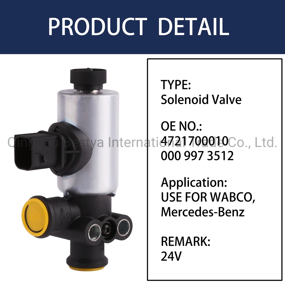 4720706390 0049975536 0049979336 1506134 High quality/High cost performance 24V Daf Wabco Car Solenoid Valve