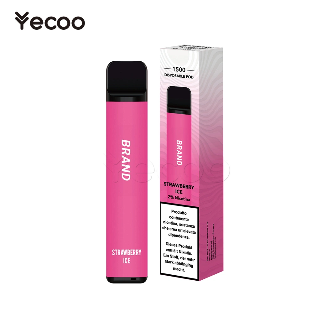 Yecoo Mini Electric Cigarette Wholesale/Supplierr Electronic Cigarette for Smoking China S2 19 1500-2500 Puffs Disposable Smoke Electric Cigarette