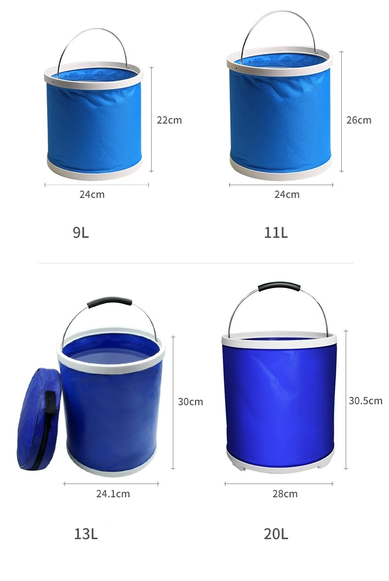 Car Cleaning Fishing Folding Water Pail