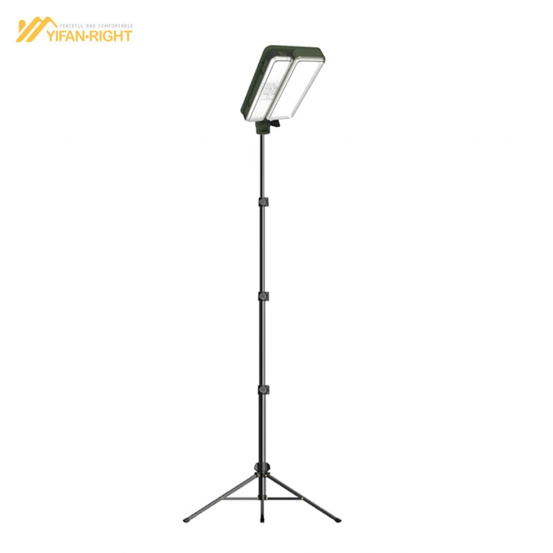 Economic Design High Lumen Construction Work Light Solar Tripod Rechargeable Camping Lights