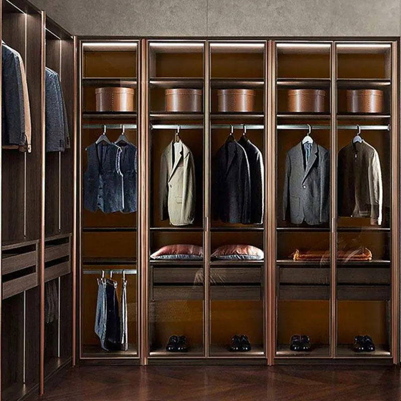 Premium Price List Products Room Sale Online Walk in Closet Cabinet L Shape Wardrobe