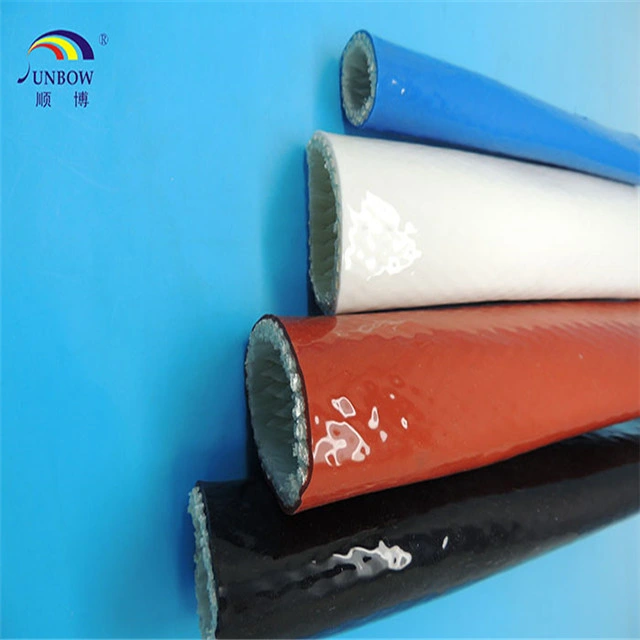 Fiberglass Silicone Rubber Coated Fire Resistant Sleeves