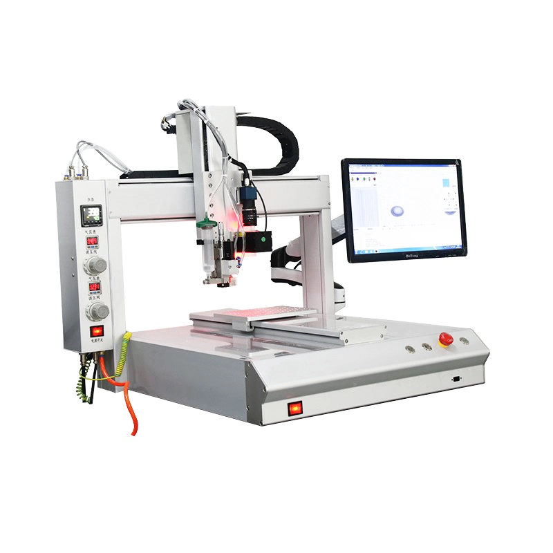 Desktop UV Silicone Epoxy Resin Ab Glue Dispensing Machine with CCD Vision