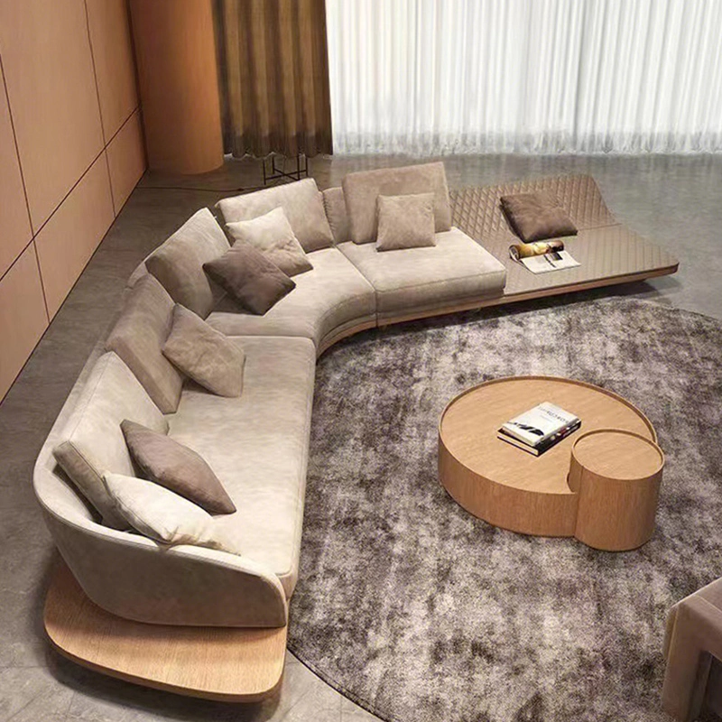 Luxury Living Room Furniture Home Lounge Sofa Sets Italian Modern 2+2 Seats Fabric Sofa for Hotel
