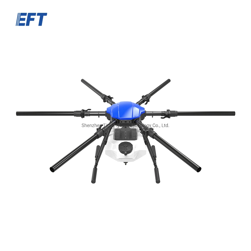 Nuevo Eft E420P 4-Axis 20L/20kg de pulverización agrícola Marco Drone 1462mm de distancia entre ejes Multi-Rotor gran carga X9 Plus 14s 22000mAh