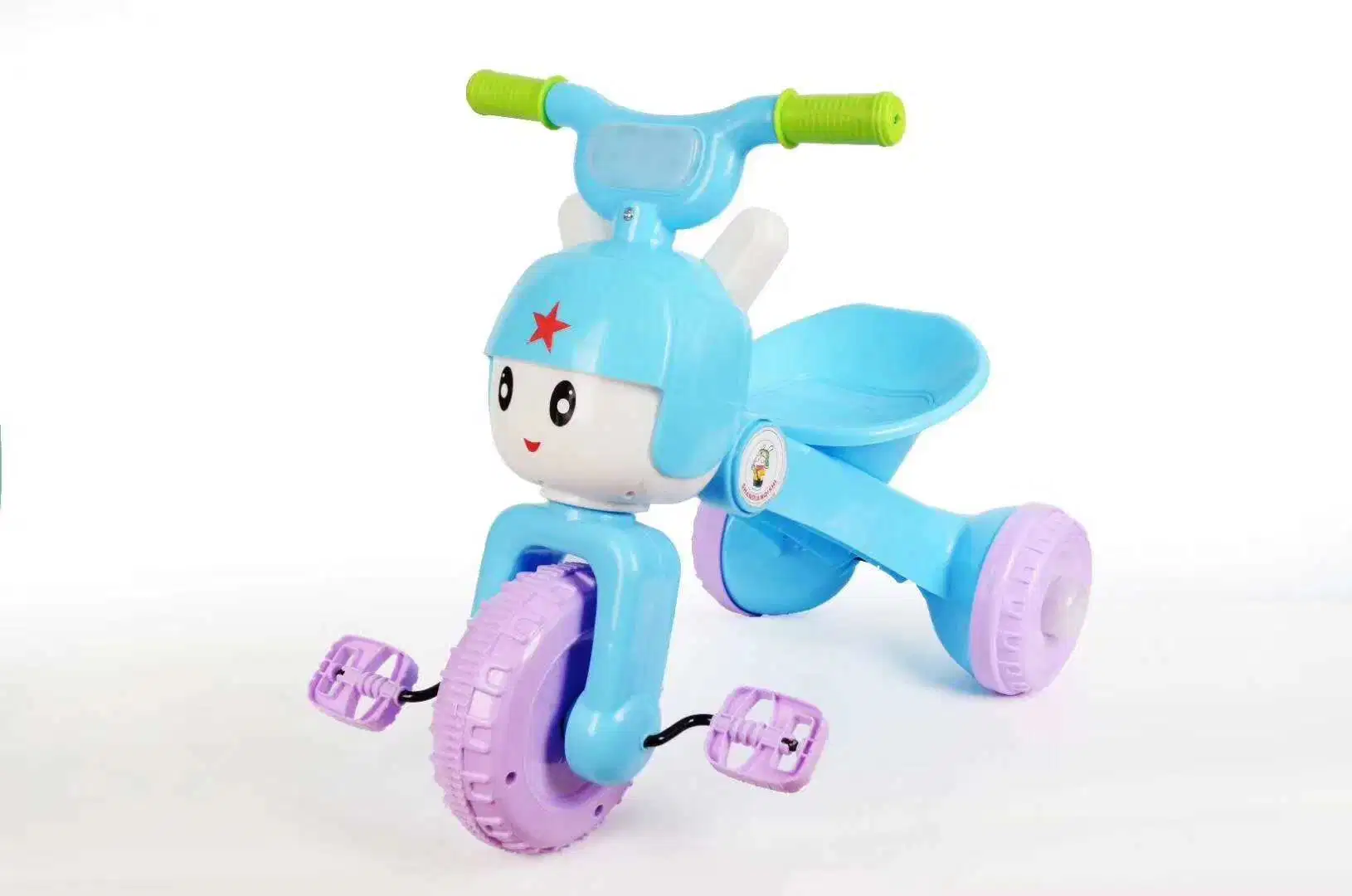 Baby PVC Tricycle Children Plastic Folding Tricycle Toy Kids 3 Wheel Bike for Ride