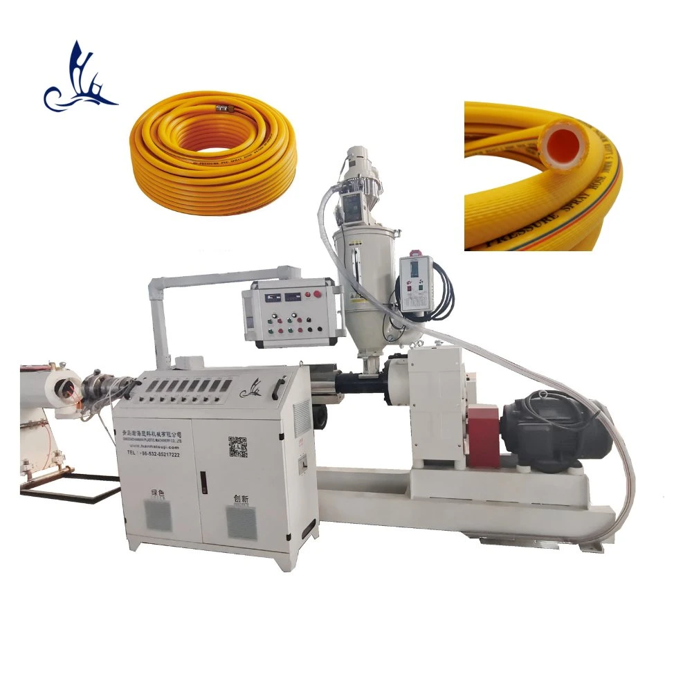 PVC Reinforcing Water Spray Soft Flexible Hose Pipe Extruding Manufacture Making Machine