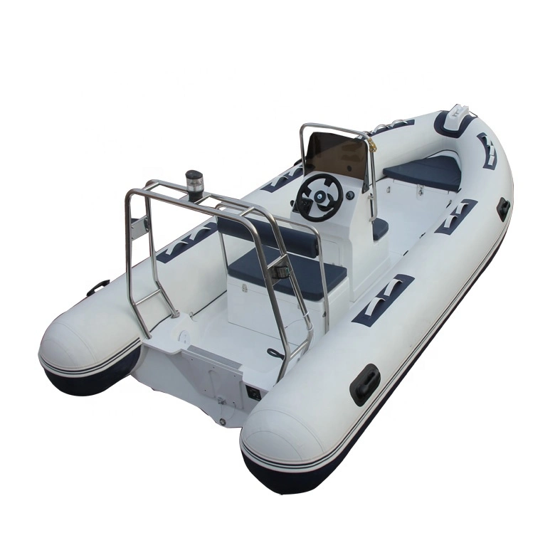 Aquaparx White PVC Double Deep Hull Fiberglass Inflatable Boat Rib 480 for Sale Netherlands