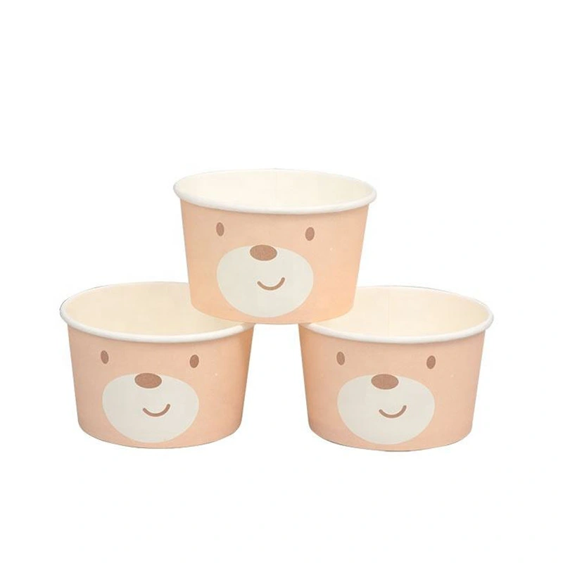 Made in China Disposable Eco-Friendly Soup Bowl Paper Wholesale/Supplier Paper Bowl Design Ice Cream Cup