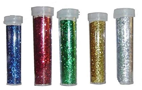 Arts Crafts Glitter Powder Shakers Assorted Colors