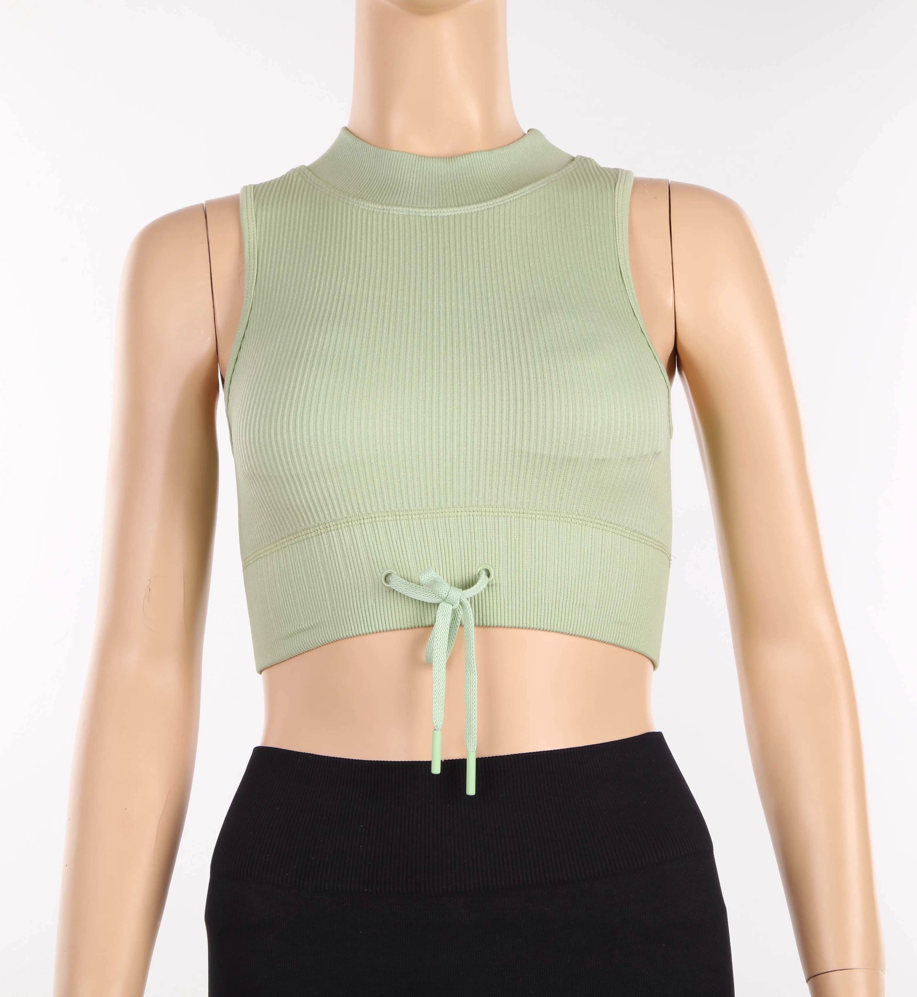 Vestuário de ginásio feminino de desporto e vestuário de ioga Sutiã de desporto com colete desportivo Crop Top Sportswear