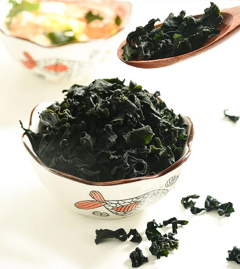 Wakame Getrocknete Algen Vegetarische Nahrung Koch Suppe Party Gesund Natürlich Meeresfrüchte Gemüse