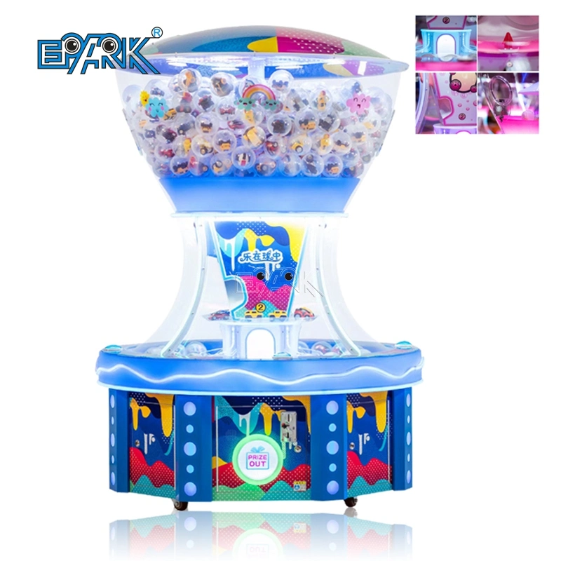 Coin Operated Ball Paradise 4p Kids Candy Gashapon Vending Ball Toys Candy Gift Machine