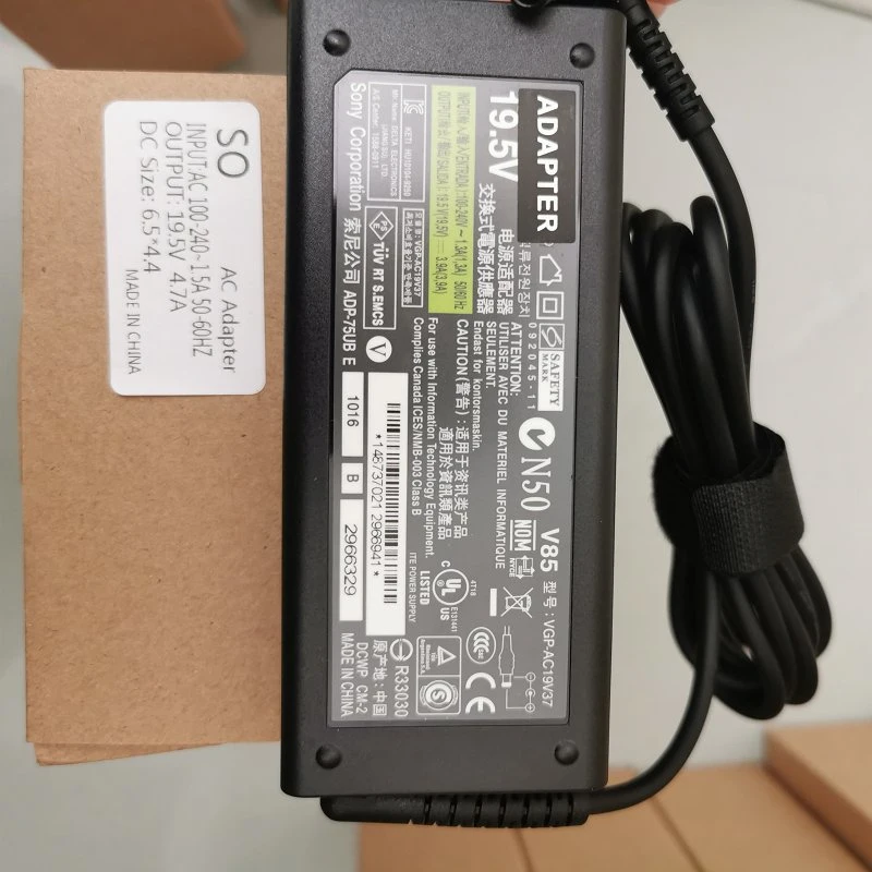 19,5V 4,7A 90W Netzteil-Ladegerät für Sony VAIO 6,5mm*4,4mm