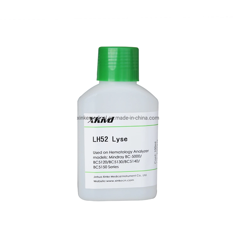 M-52lh Lyse 100ml con código de barras para Mindray BC5000/5120/5130/5140/5150 Analizador de Hematología