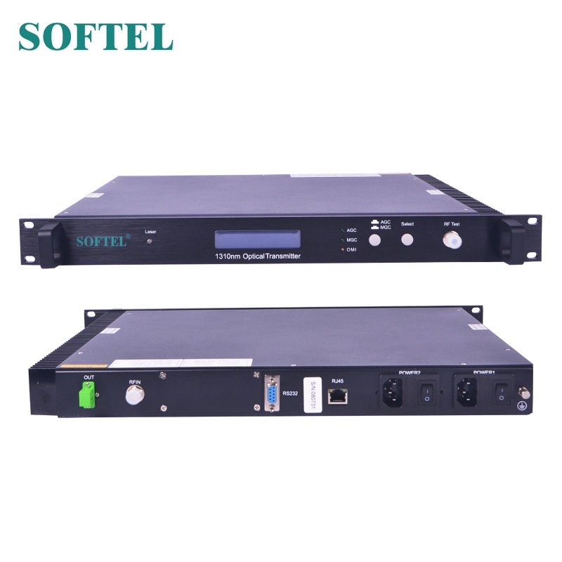 Hfc Network 1310nm Optical Transmitter with AGC Top Design (2 Power 2 fan)