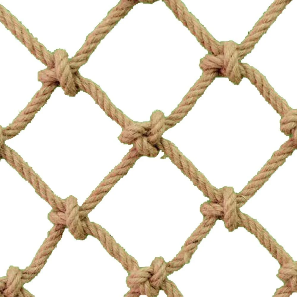 Jute Decorative Net Hemp Cord Garden Fence Protection Swing Netting