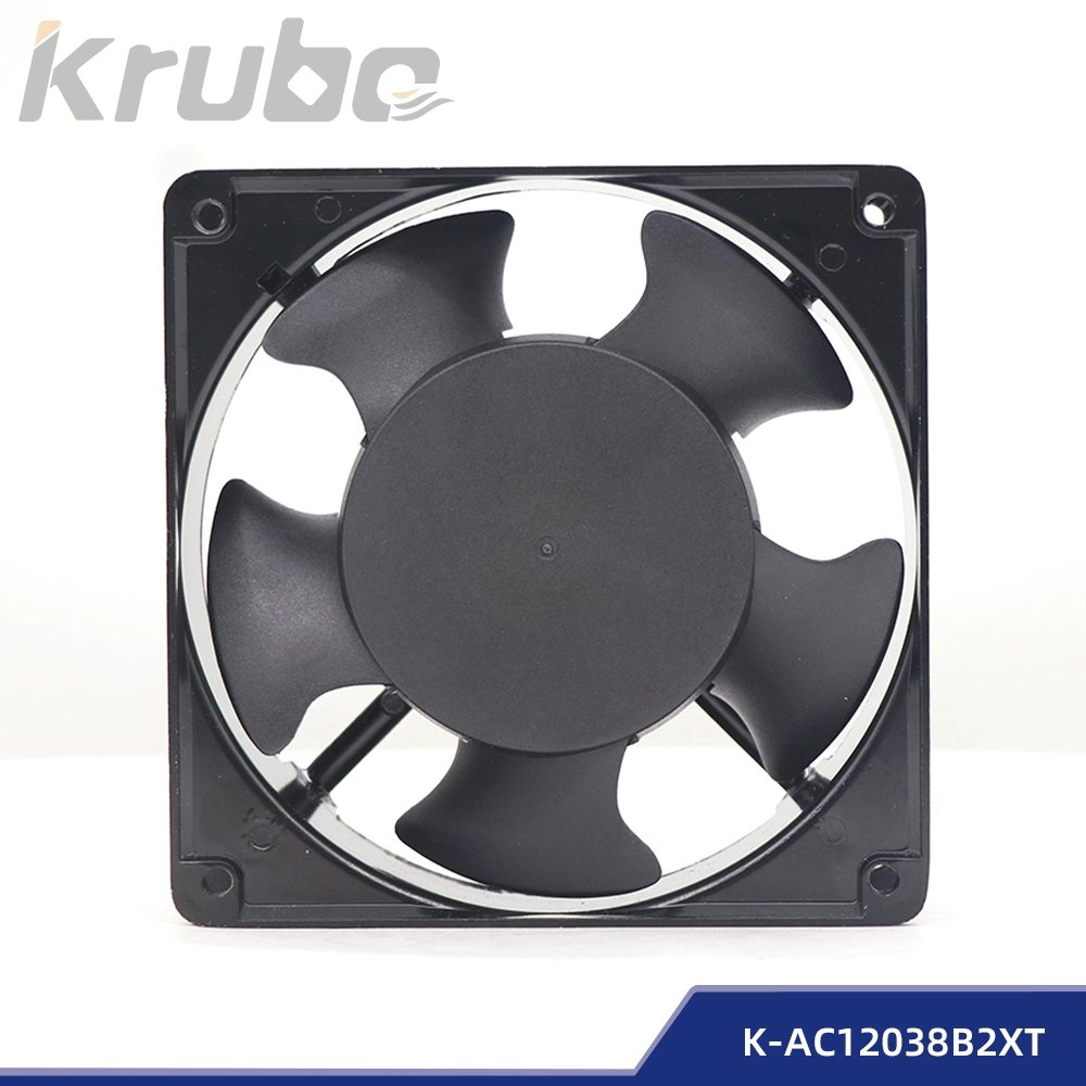 AC Compact Fan, Ball Bearing, for Cabinet Refrigeration (K-AC12038B2XT)