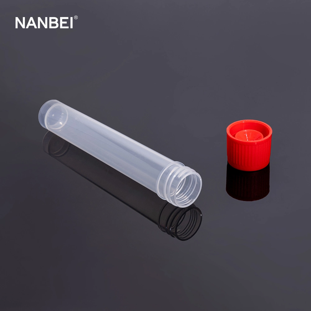 Nanbei Medical Grade PP Material Disposable Self-Standing البرغي 1.5مل 1.8 مل قارورة تبريد سعة 2 مل سعة 10 مل ذات أنابيب التبريد المفرط ذات الأنبوب المبرّد سعة 10 مل