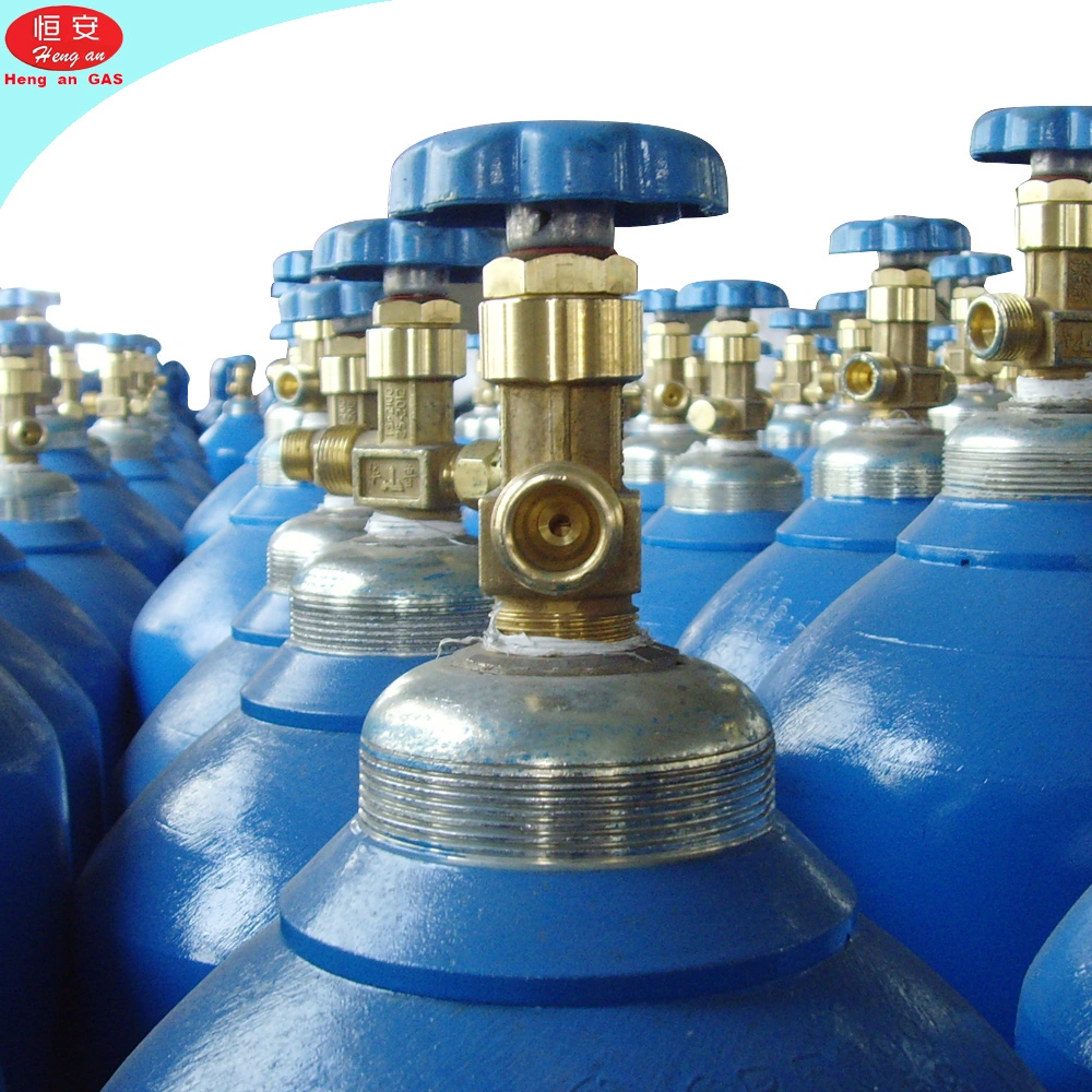 High Quality 50 Liter 200bar 10m3 Medical Use Oxygen Gas Cylinder Seamless Steel Oxygen Cylinders
