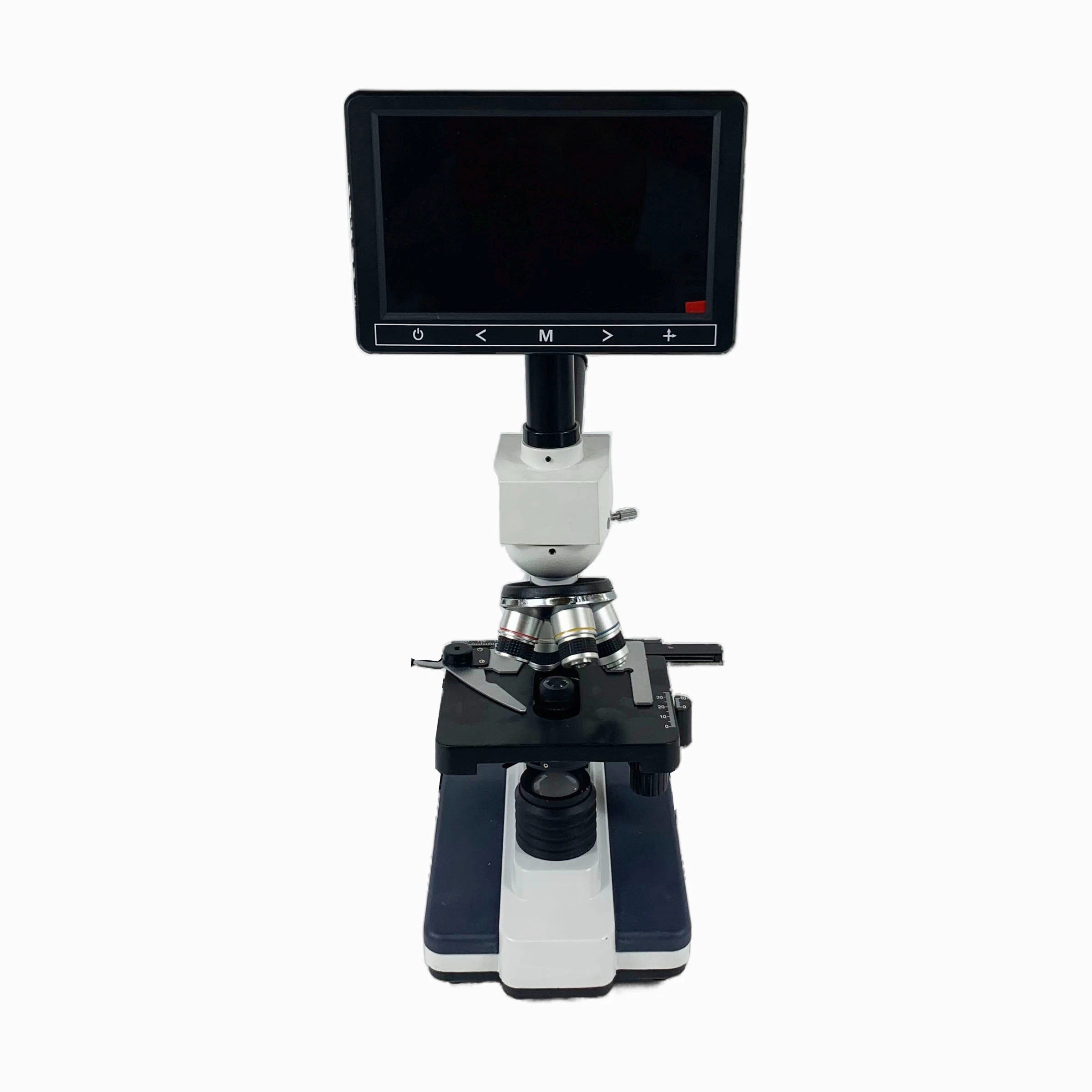 Equipo de laboratorio 7inch pantalla microscopio de alta calidad xsp-200V