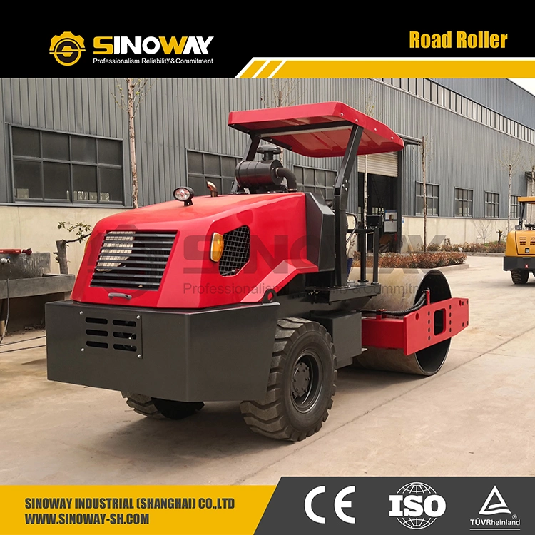 Static Road Roller 6 Ton Single Drum Roller with Power Shfit Transmission