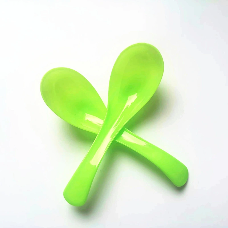 High quality/High cost performance Soup Rice Spoons Cutlery Coloured Disposable Plastic Spoon