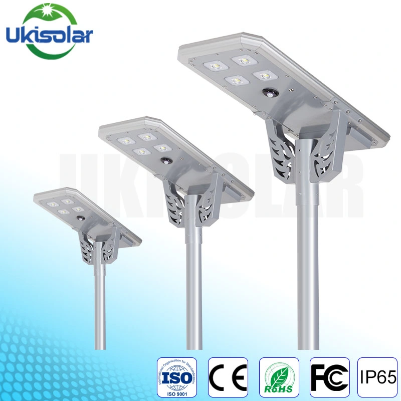 Ukisolar Outdoor Integrated Solar Power WiFi Wireless Security IP Camera with LED Street Light