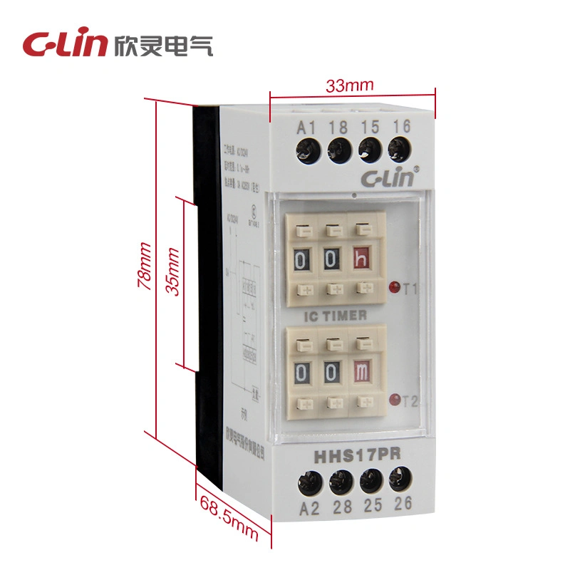 Hhs17pr Rail Mounted Time Delay Relay with Repeat Operation