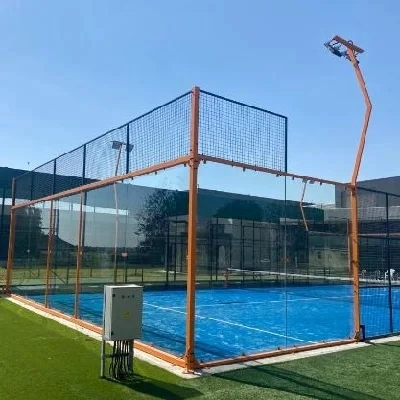 Indoor Outdoor Panoramic Padel Tennis Court Supplier Artificial Grass Cancha Padel Court