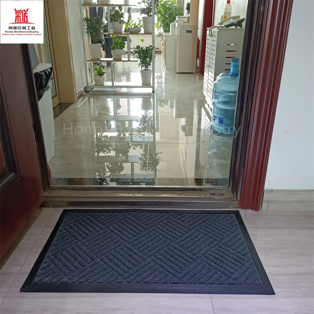 Doormats for Every Environment-Clean Shoe Soles Entrance Door Carpets, Black