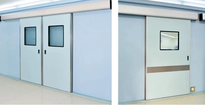 X-ray Hosptital Door 1400X2100mm or Customized Per Request Automatic Opening