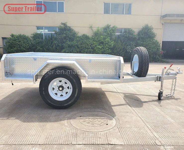 Galvanized off Road Box Trailer with 750kgs