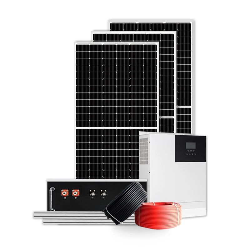 Использование солнечной энергии на сетке 2Квт 3Квт 4 квт домашних солнечных систем питания Солер комплект энергии