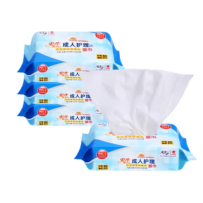 Face and Hand Sanitizer Individual Adult Alcohol Free Custom Wipes