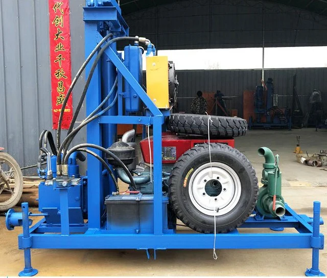 Professional Hydraulic Crawler Type Deep Water Well Drilling Rig Mine Drilling Machine