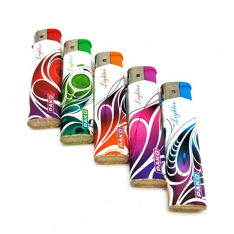 Environmentally Friendly, Low Price, Practical, Customized Normal Label-Colorful Electronic Lighter