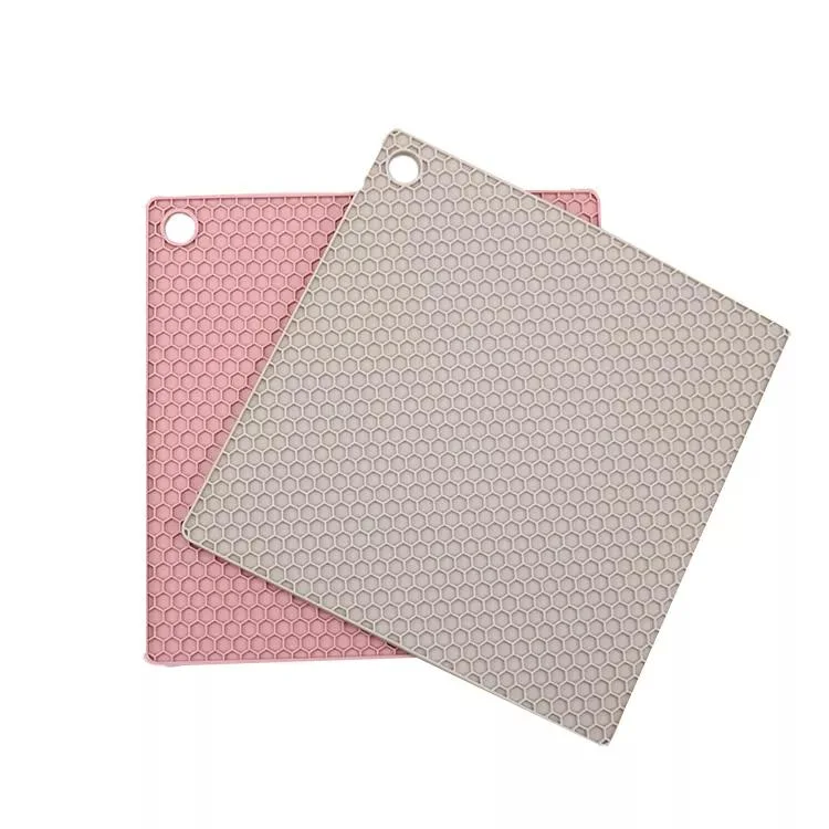 Silicone Heat Resistance Non-Slip Pot Holders Square Mat