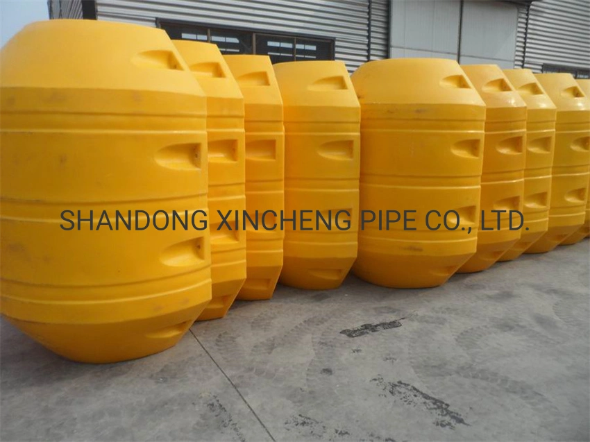 Yellow Dredger Plastic HDPE Floaters Floats with PU Foam Inside for Dredging