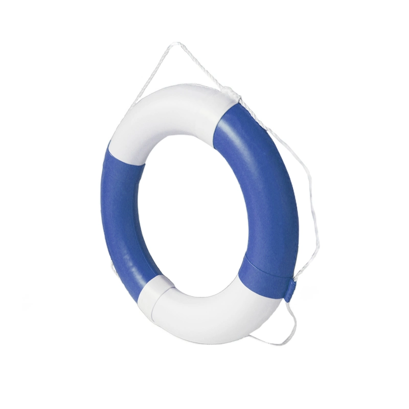 Fabricante fornecer peso leve e conveniente Blue White Life Buoy Anel