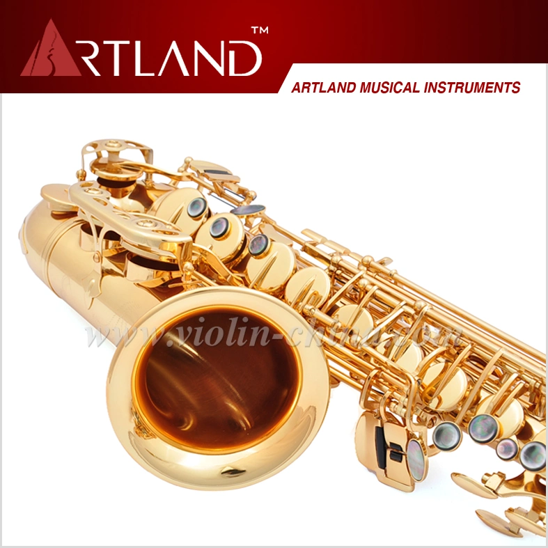 Eb Key Golden Lacquer Finish Professional Alto Saxophone (AAS5506G)